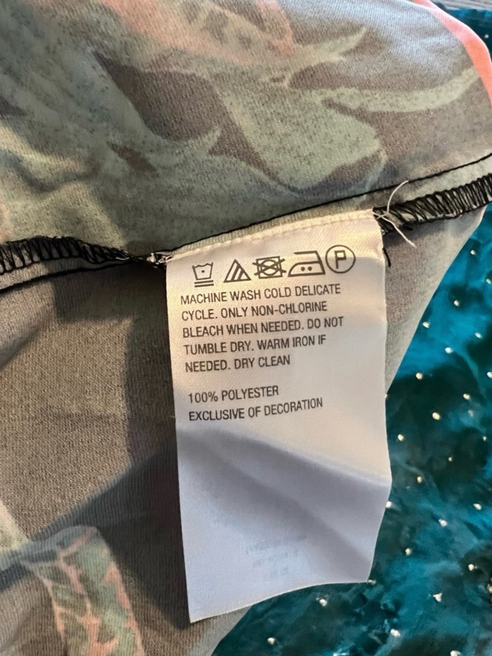 Colleen Lopez Black Maxi Dress with Red and Teal Floral Print - Picture 4 of 6